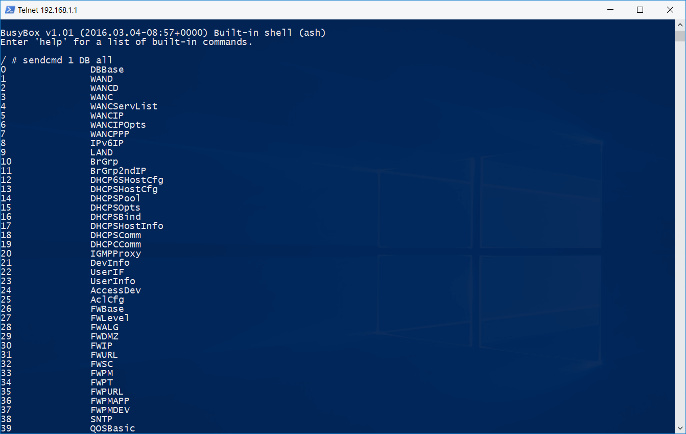 “列举所有数据表”